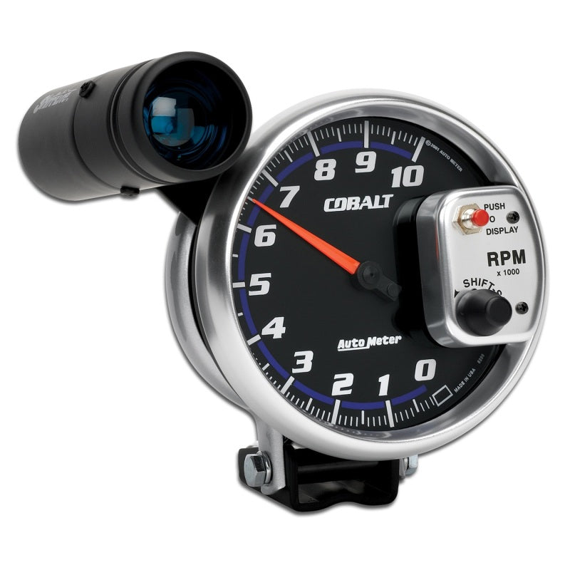 Autometer Cobalt 5 inch 10000 RPM Tachometer w/ Shift Light - Burkken Auto Parts