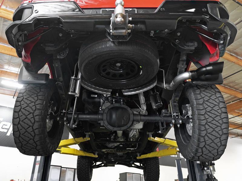 aFe Vulcan Series 3in 304SS Exhaust Cat-Back w/Blk Tip 2019 GM Silverado/Sierra 1500 L4-2.7L (t) - Burkken Auto Parts
