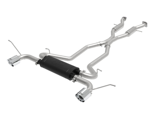 aFe Vulcan Series 2.5in 304SS Cat-Back Exhaust 11-19 Jeep Grand Cherokee (WK2) 5.7L w/ Polished Tips - Burkken Auto Parts