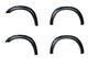 Husky Liners 19-25 Dodge RAM 3500 Pocket Style 4pc Fender Flares - Burkken Auto Parts