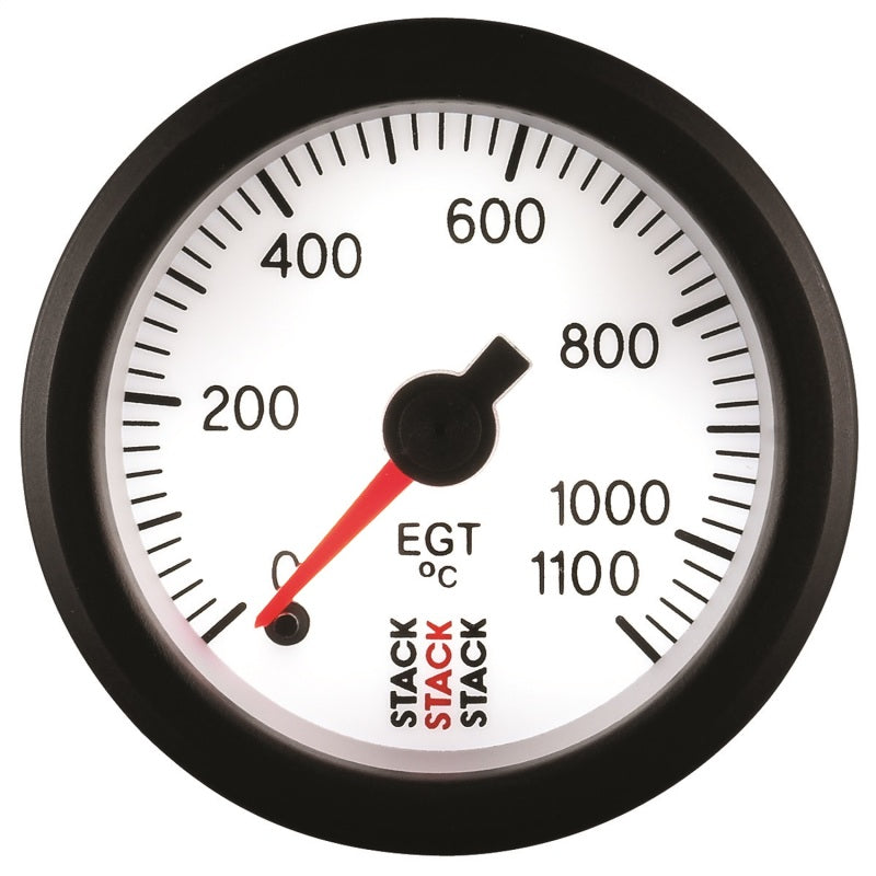 Autometer Stack 52mm 0-1100 Deg C Pro Stepper Motor Exhaust Gas Temp Gauge - White - Burkken Auto Parts