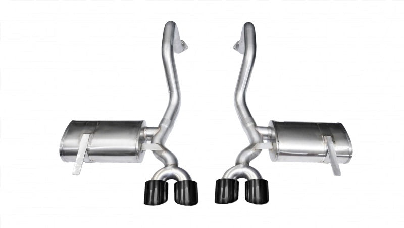Corsa 1997-2004 Chevrolet Corvette C5 Z06 5.7L V8 Black Xtreme Axle-Back Exhaust - Burkken Auto Parts