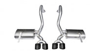 Corsa 1997-2004 Chevrolet Corvette C5 Z06 5.7L V8 Black Xtreme Axle-Back Exhaust - Burkken Auto Parts