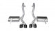 Corsa 1997-2004 Chevrolet Corvette C5 Z06 5.7L V8 Black Xtreme Axle-Back Exhaust - Burkken Auto Parts