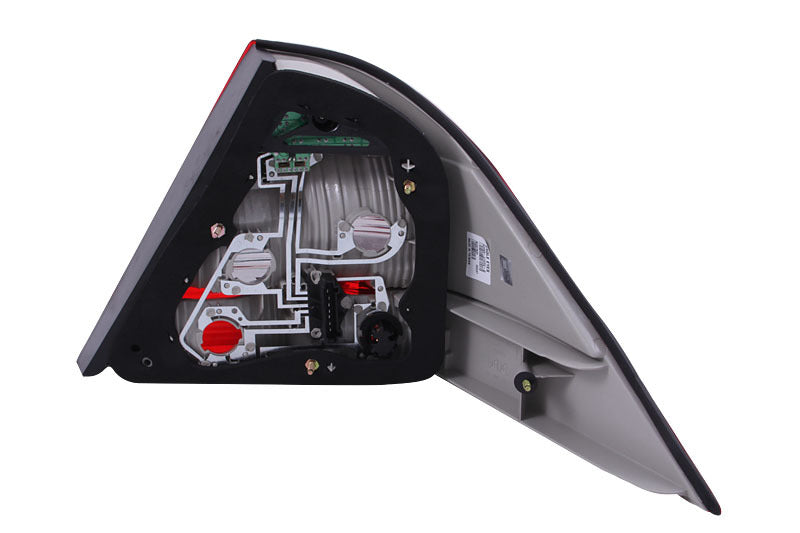 ANZO 2000-2005 Mercedes Benz S Class W220 LED Taillights Red/Smoke - Burkken Auto Parts