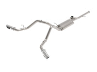 aFe Gemini XV 3in 304SS CB Exhaust w/ Cutout 14-19 GM Trucks 4.3/5.3L w/ Pol Tips - CrewCab/Extended - Burkken Auto Parts