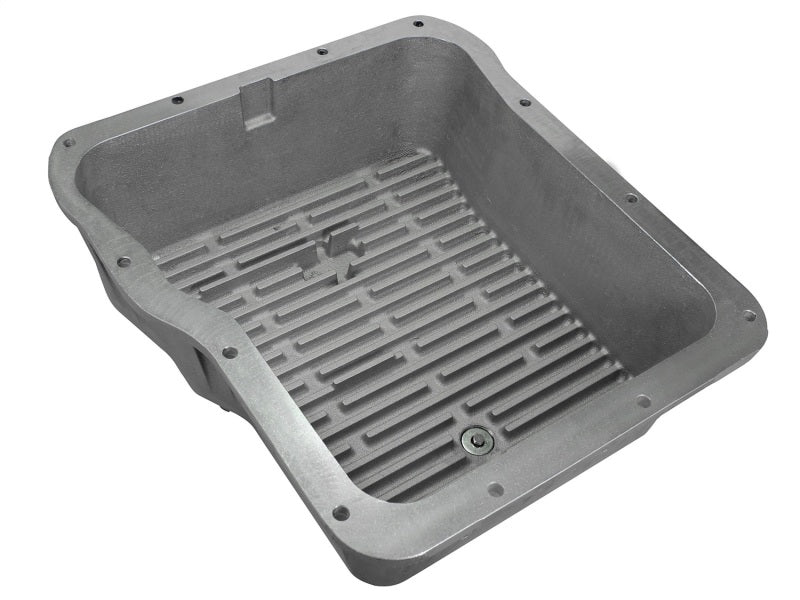 afe Transmission Pan Cover (Raw); GM Diesel Trucks 01-14 V8-6.6L (td) - Burkken Auto Parts