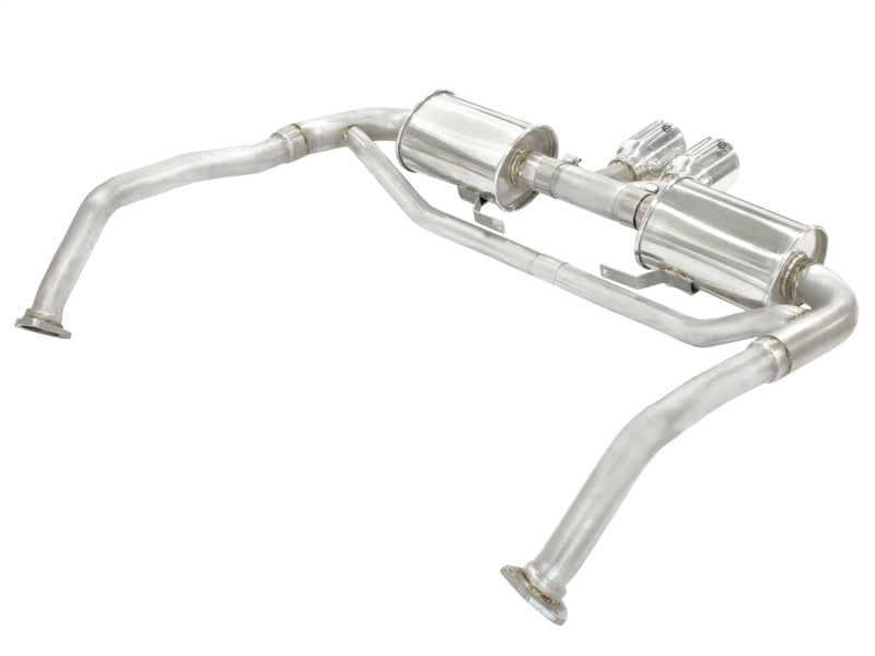 aFe ELITE 05-12 Porsche Boxster S (987.1-987.2) H6 3.4L 304SS Dual Cat-Back w/Dual Polished Tip Exht - Burkken Auto Parts