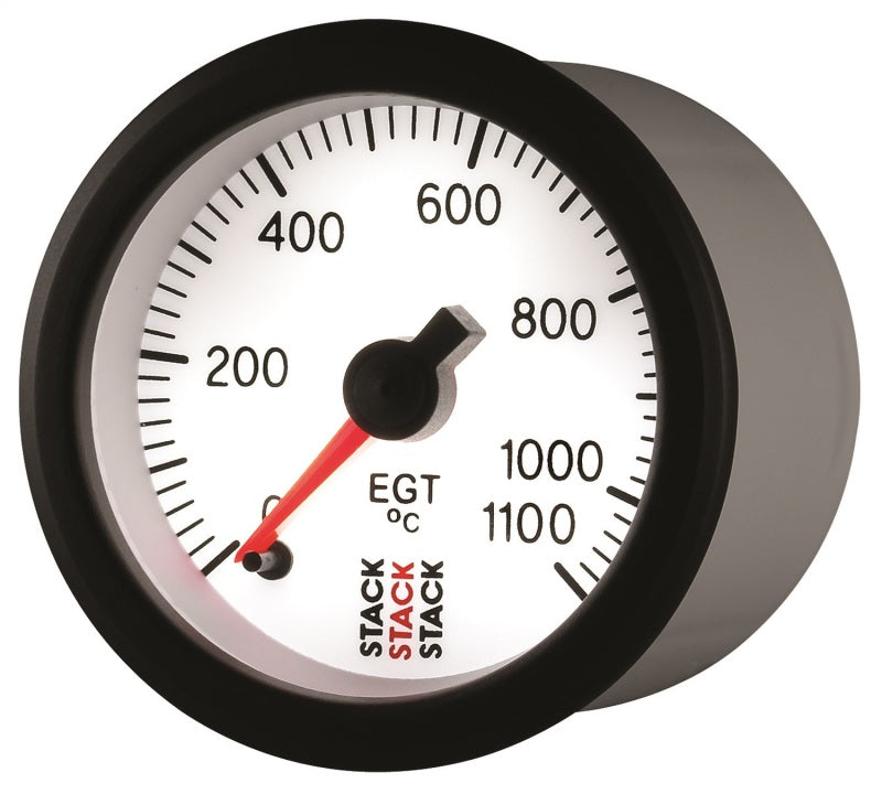 Autometer Stack 52mm 0-1100 Deg C Pro Stepper Motor Exhaust Gas Temp Gauge - White - Burkken Auto Parts