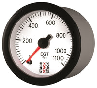 Autometer Stack 52mm 0-1100 Deg C Pro Stepper Motor Exhaust Gas Temp Gauge - White - Burkken Auto Parts