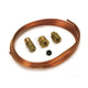 Autometer 6 Foot Copper Tubing 1/8 Inch Diameter - Burkken Auto Parts