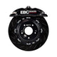 EBC Racing 11-18 Ford Focus ST (Mk3) Black Apollo-4 Calipers 355mm Rotors Front Big Brake Kit - Burkken Auto Parts