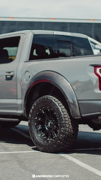 Anderson Composites 17-18 Ford Raptor Type-Wide Fender Flares (Rear) - Burkken Auto Parts
