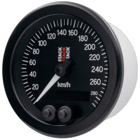 Autometer Stack Instruments 88mm 0-290 KM/H GPS Speedometer - Black - Burkken Auto Parts