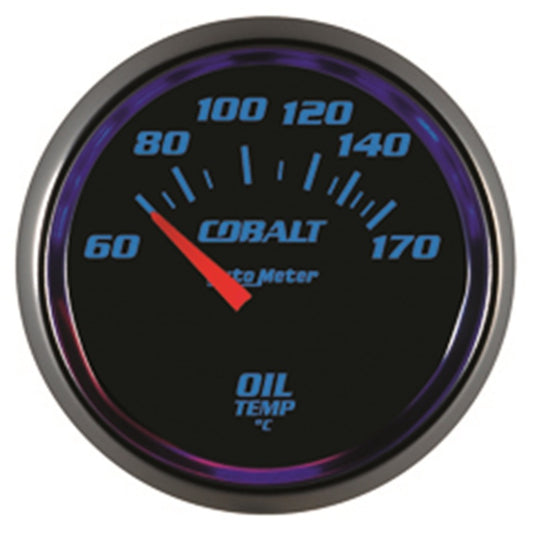 Autometer Cobalt 52mm 60-170 deg. C Oil Temprature Gauge - Burkken Auto Parts