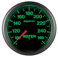 Autometer Elite 52mm 100-260 Degress F Water Temperature Peak and Warn Gauge w/ Electonic Control - Burkken Auto Parts