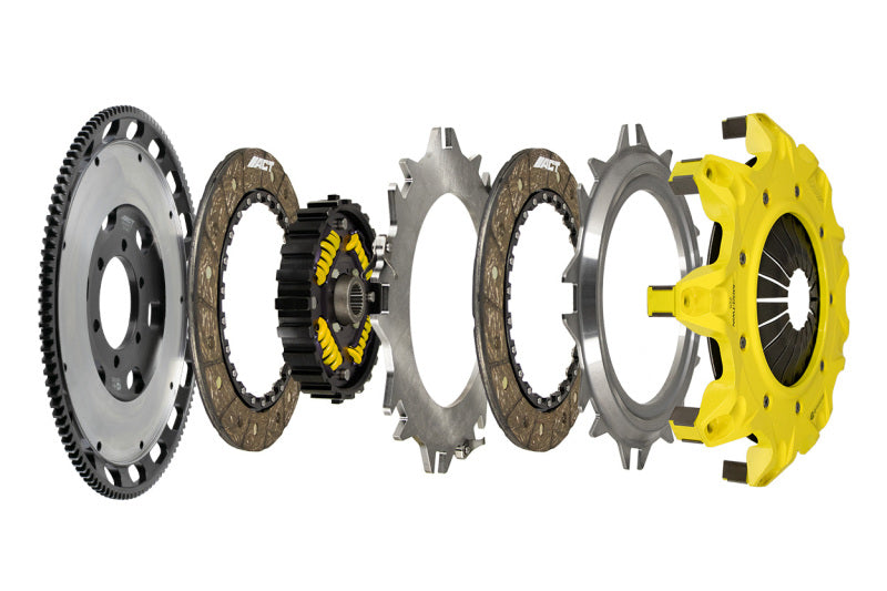 ACT 85-92 Mazda RX-7 FC Push Type Mod-Twin 225 XT Rigid Race Clutch Kit - Burkken Auto Parts
