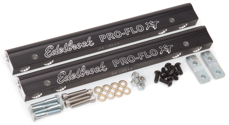 Edelbrock EFI Fuel Rail Kit SBC Pro-Flo XT for Use On 7137 Intake - Burkken Auto Parts