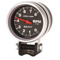 Autometer Standard 2-5/8in 8,000 RPM Pedestal Mount Tachometer Sport Comp - Burkken Auto Parts