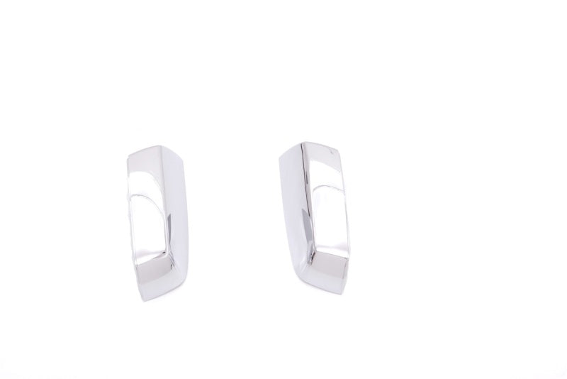AVS 14-18 Chevy Silverado 1500 (w/o Light Holes) Mirror Covers 2pc - Chrome - Burkken Auto Parts