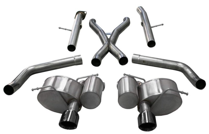 Corsa 2012-21 Jeep Grand Cherokee SRT 2.75in Dual Rear Xtreme Cat-Back Exhaust - Black PVD TipFinish - Burkken Auto Parts