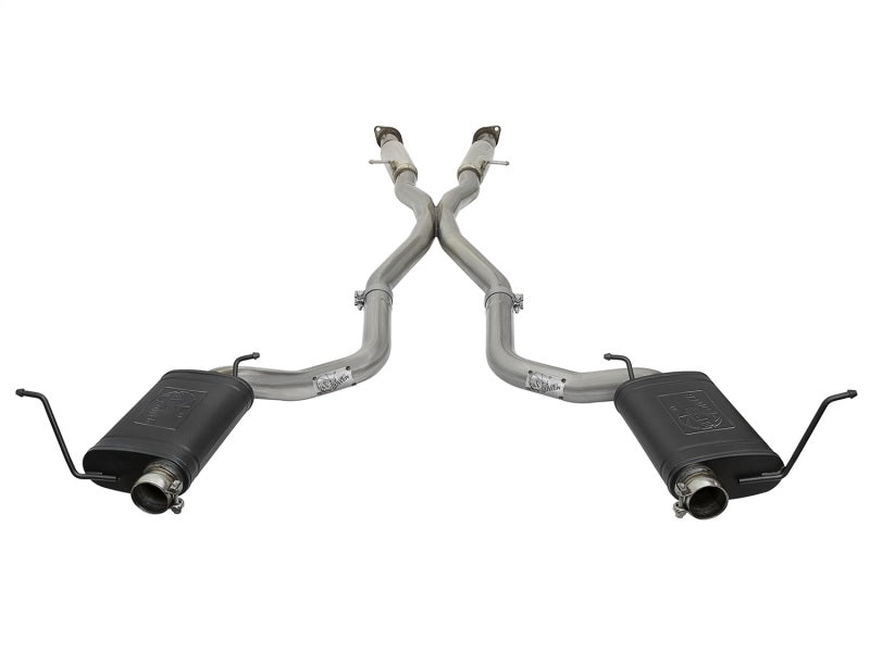 aFe MACHForce XP 12-17 Jeep Grand Cherokee WK2 SRT8 V8-6.4L 304SS Cat-Back Exhaust System - Burkken Auto Parts