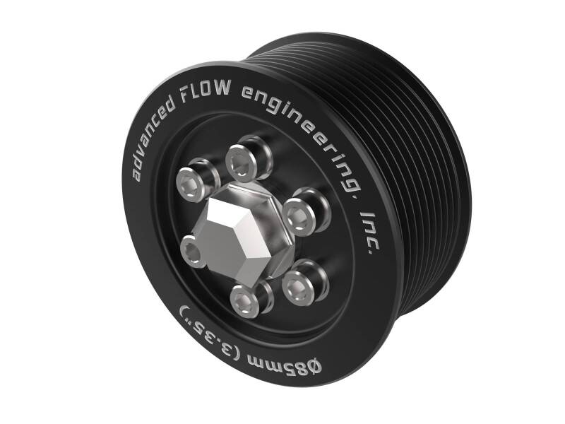 aFe 15-23 Dodge Challenger / 15-23 Dodge Charger SRT Hellcat 3.35in Supercharger Power Pulley Kit - Burkken Auto Parts