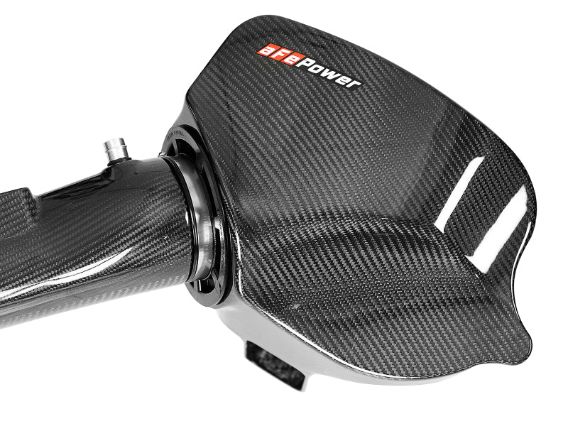 aFe Black Series Carbon Fiber CAIS w/Pro 5R Filter 16-18 BMW M2 (F87) L6-3.0L - Burkken Auto Parts