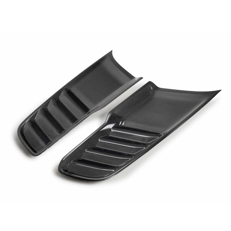Anderson Composites 2021 Dodge RAM TRX Carbon Fiber Hood Vents - Type OE - Burkken Auto Parts