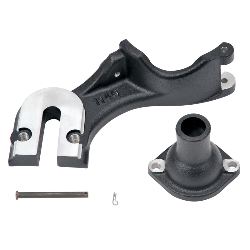 Edelbrock Generator Offset Kit Ford Flathead49-53 Satin Black - Burkken Auto Parts