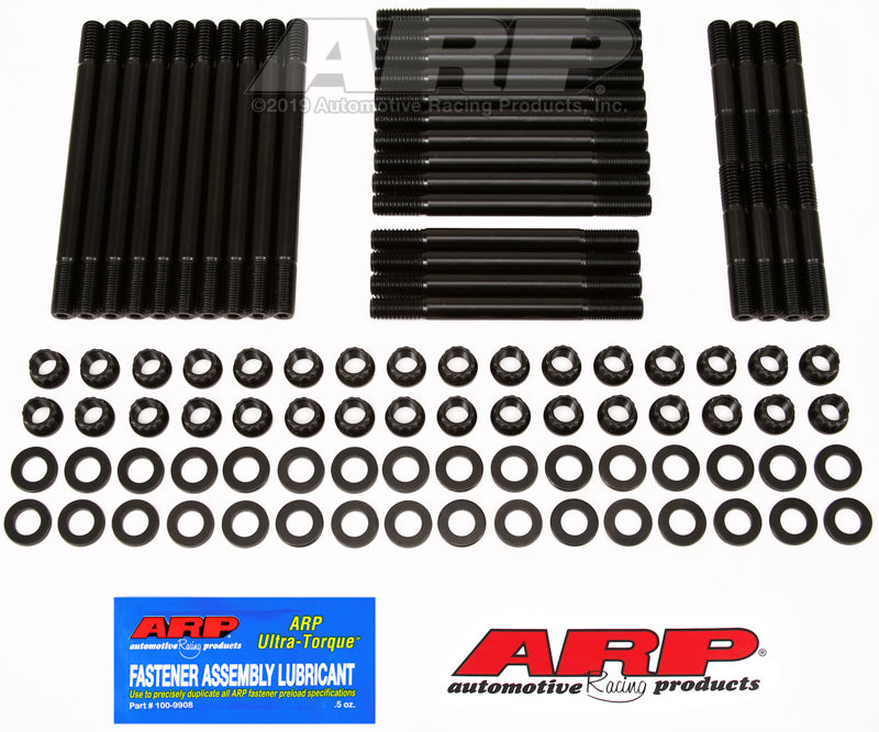 ARP BB Chevrolet Brodix 12pt Head Stud Kit - Black - Burkken Auto Parts
