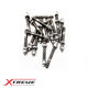 BLOX Racing M8X1.25X45mm 9-Piece Set - Titanium - Burkken Auto Parts