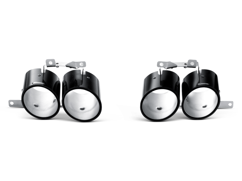 Akrapovic 09-14 Lamborghini Gallardo LP 550-2 Coupe Tail Pipe Set (Carbon) - Burkken Auto Parts