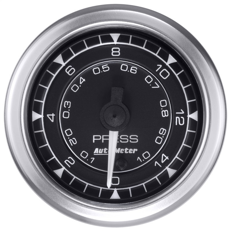 Autometer Chrono 2-1/16in 15PSI Pressure Gauge - Burkken Auto Parts