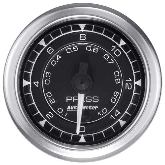 Autometer Chrono 2-1/16in 15PSI Pressure Gauge - Burkken Auto Parts