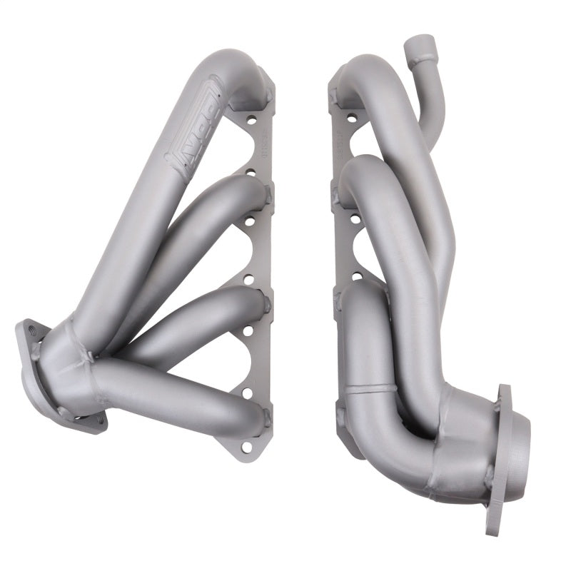 BBK 87-95 Ford F150 Truck 5.8 351 Shorty Unequal Length Exhaust Headers - 1-5/8 Titanium Ceramic - Burkken Auto Parts