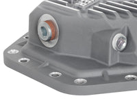 aFe Power Street Ser Rear Diff Cover Raw w/Mach Fin 2017 Ford Diesel Trucks V8-6.7L(td) Dana M275-14 - Burkken Auto Parts