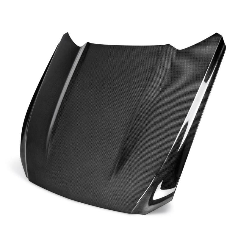 Anderson Composites 15-17 Ford Mustang Eco Boost Type-OE Double Sided Hood - Burkken Auto Parts
