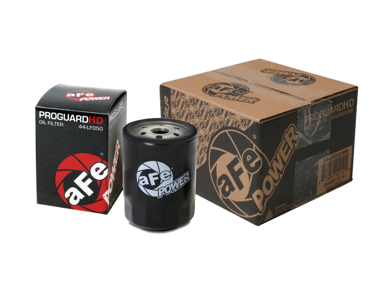 aFe 91-94 Nissan NX L4 2.0L/05-09 Lotus Elise L4 1.8L Pro GUARD HD Oil Filter - 4 Pack - Burkken Auto Parts
