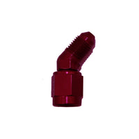 Nitrous Express 3AN Male x 45 -3 Female Swivel - Red - Burkken Auto Parts