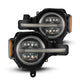 AlphaRex 21-23 Ford Bronco NOVA LED Projector Headlights Black - Burkken Auto Parts