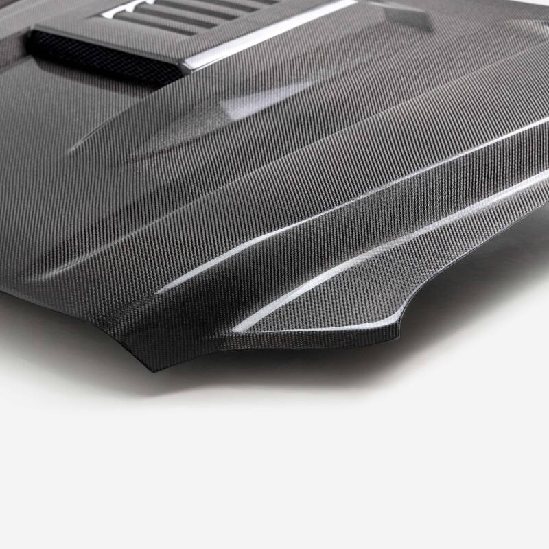 Seibon 2024+ Toyota Tacoma TR-Style Carbon Fiber Hood - Burkken Auto Parts