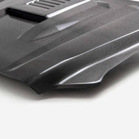 Seibon 2024+ Toyota Tacoma TR-Style Carbon Fiber Hood - Burkken Auto Parts