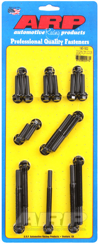 ARP Pontiac Hex Timing Cover and Water Pump Bolt Kit - Burkken Auto Parts