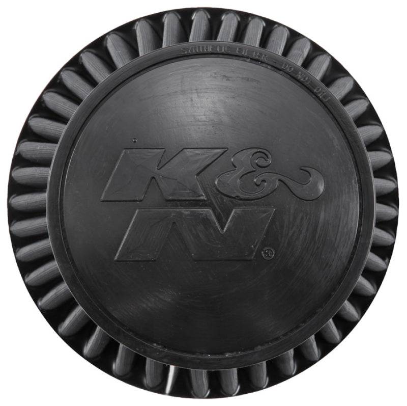 K&N Universal Rubber Filter Round Tapered 6in Flange ID x 7.5in Base OD x 5.25in Top OD x 8in Height - Burkken Auto Parts