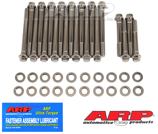 ARP Oldsmobile 350-455 7/16in SS Hex Head Bolt Kit - Burkken Auto Parts