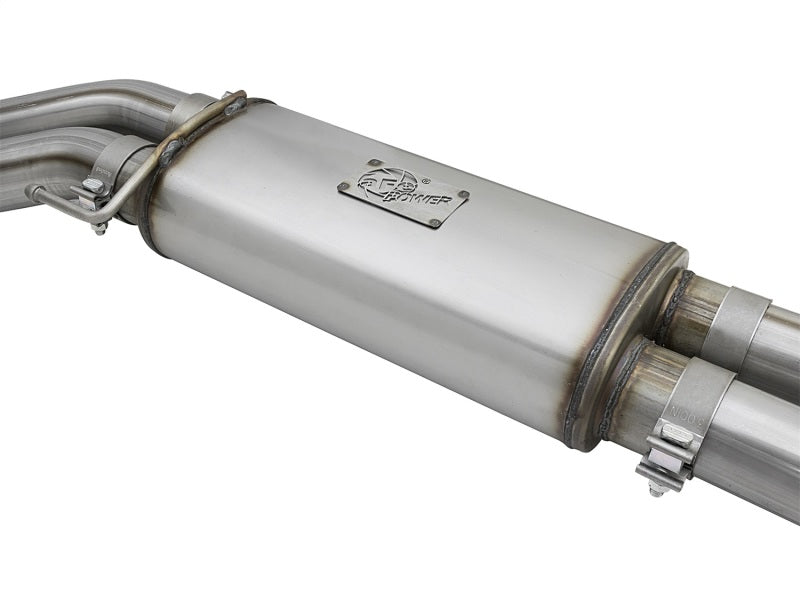 aFe POWER Rebel Series 3in 409 SS Cat Back Exhaust w/ Polished Tips 17 Ford F-150 Raptor V6-3.5L - Burkken Auto Parts