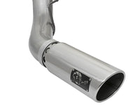 aFe LARGE BORE HD 5in 409-SS DPF-Back Exhaust w/Polished Tip 2017 Ford Diesel Trucks V8 6.7L (td) - Burkken Auto Parts