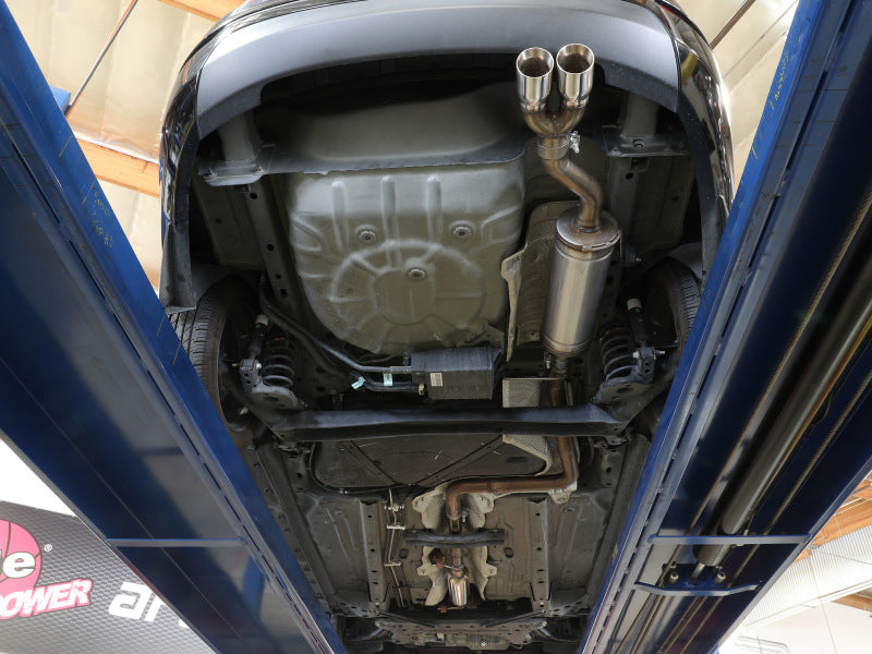 aFe Takeda Series 2 1/2in 304 SS Cat-Back 14-19 Ford Fiesta L4-1.6L w/Black Tip - Burkken Auto Parts