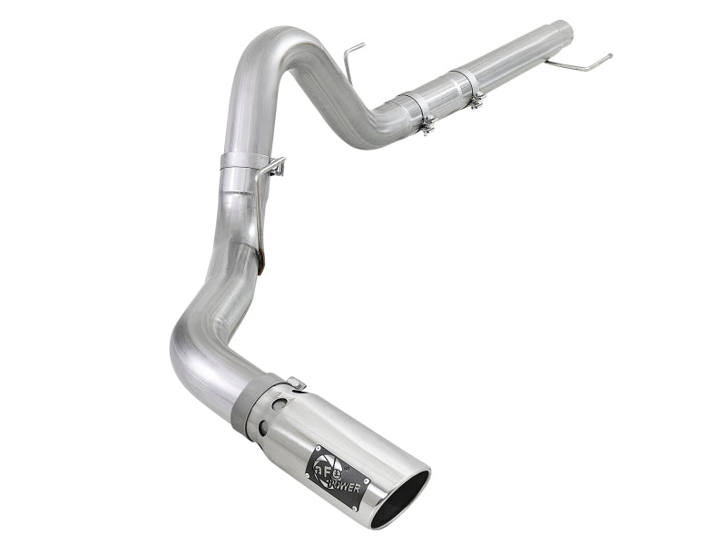 aFe Atlas 4in Aluminized Steel DPF-Back Exh 18-19 Ford F-150 V6-3.0L (td) w/ Polished Tip - Burkken Auto Parts